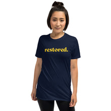 Load image into Gallery viewer, Restored. Short-Sleeve Women T-Shirt