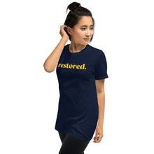 Load image into Gallery viewer, Restored. Short-Sleeve Women T-Shirt