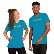 Load image into Gallery viewer, Restored. Short-Sleeve Unisex T-Shirt