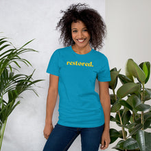 Load image into Gallery viewer, Restored. Short-Sleeve Women T-Shirt