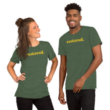 Load image into Gallery viewer, Restored. Short-Sleeve Unisex T-Shirt