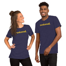 Load image into Gallery viewer, Restored. Short-Sleeve Unisex T-Shirt