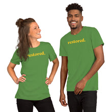 Load image into Gallery viewer, Restored. Short-Sleeve Unisex T-Shirt