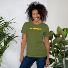 Load image into Gallery viewer, Restored. Short-Sleeve Women T-Shirt