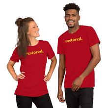 Load image into Gallery viewer, Restored. Short-Sleeve Unisex T-Shirt