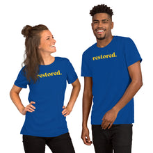 Load image into Gallery viewer, Restored. Short-Sleeve Unisex T-Shirt