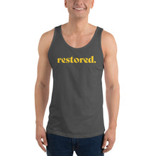 Load image into Gallery viewer, Restored. Unisex Tank Top