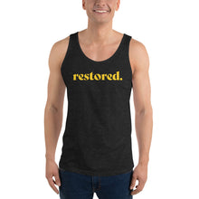 Load image into Gallery viewer, Restored. Unisex Tank Top