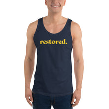 Load image into Gallery viewer, Restored. Unisex Tank Top