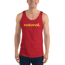 Load image into Gallery viewer, Restored. Unisex Tank Top
