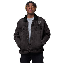 Load image into Gallery viewer, Undeniable Manifestations | Unisex denim sherpa jacket