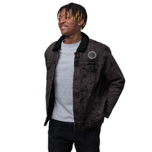 Load image into Gallery viewer, Undeniable Manifestations | Unisex denim sherpa jacket