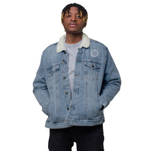 Load image into Gallery viewer, Undeniable Manifestations | Unisex denim sherpa jacket