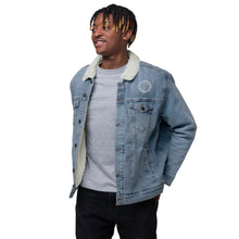 Load image into Gallery viewer, Undeniable Manifestations | Unisex denim sherpa jacket