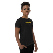 Load image into Gallery viewer, Restored. Youth Short Sleeve T-Shirt