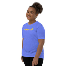 Load image into Gallery viewer, Restored. Youth Short Sleeve T-Shirt
