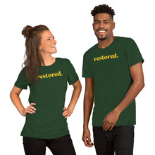 Load image into Gallery viewer, Restored. Short-Sleeve Unisex T-Shirt
